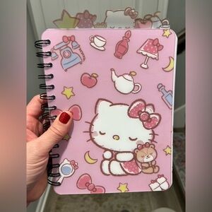 Pink Hello Kitty  Spiral Notebook